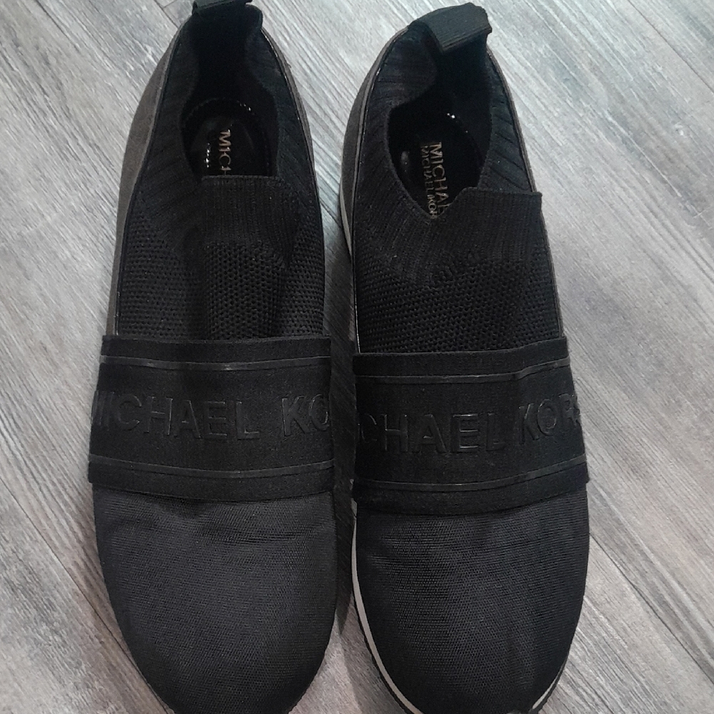 Michael Kors Black Slip-On Sneakers